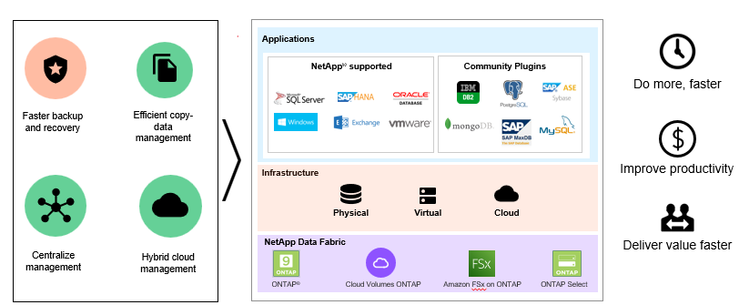 Backup services SnapCenter